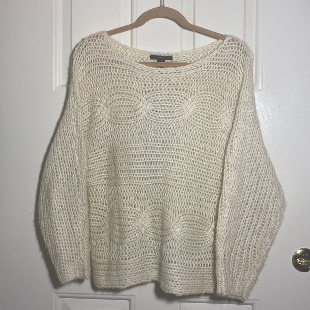 Forever 21 Cable Sweater